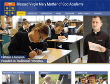 Tablet Screenshot of bvmacademy.org